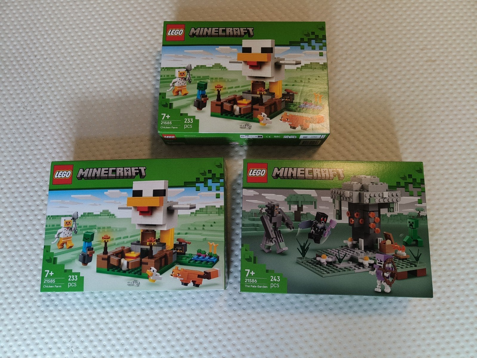 3 nieuwe LEGO Minecraft sets, Ophalen of Verzenden