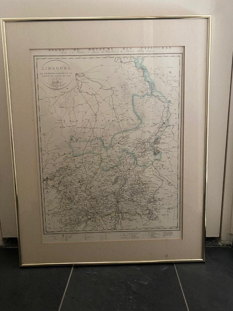ingelijste prent Limburger, Ophalen