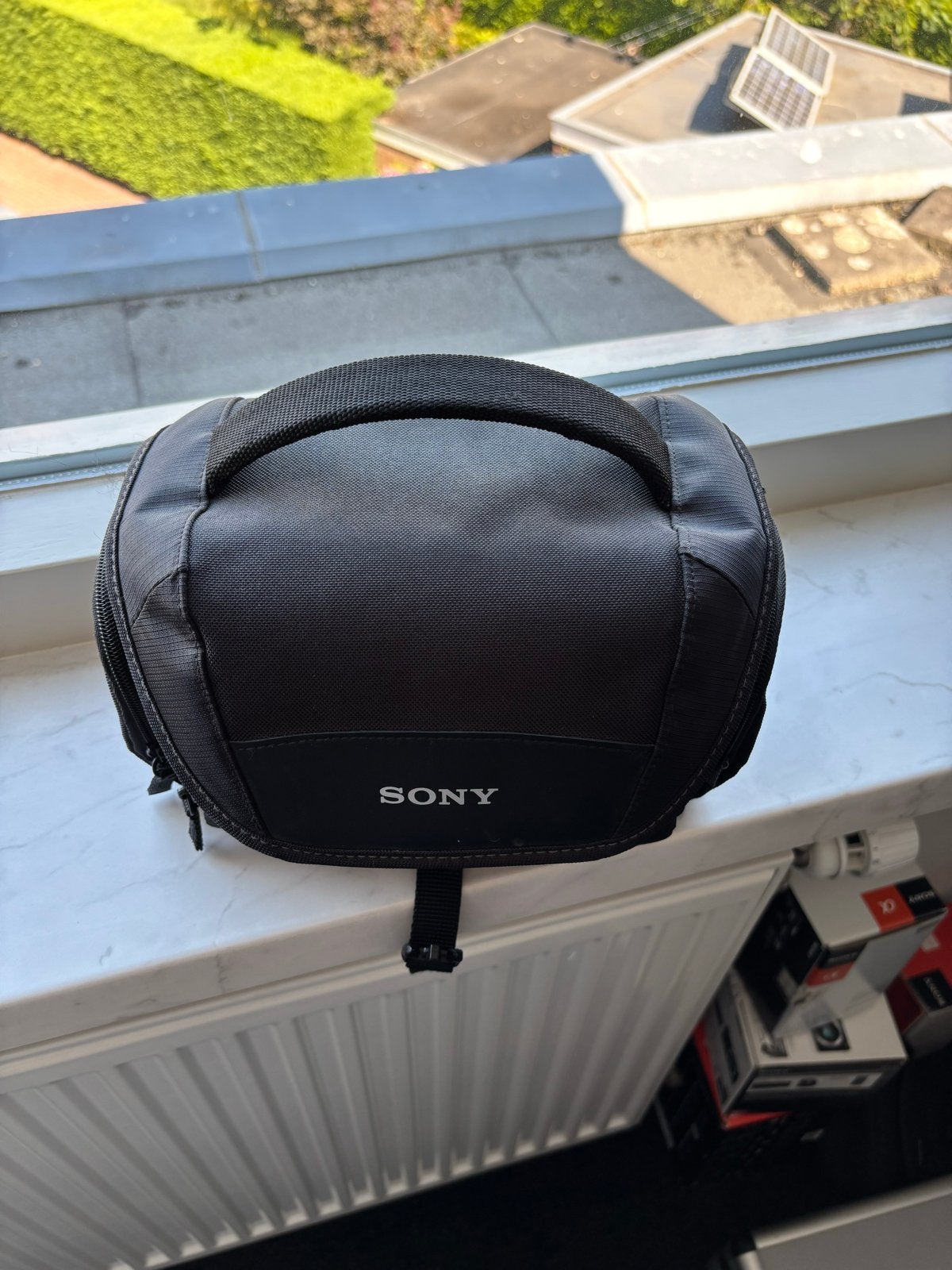 Sony cameratas, super staat!, Audio, Tv en Foto, Fotografie | Fototassen, Gebruikt, Gevoerd, Ophalen of Verzenden, Zwart