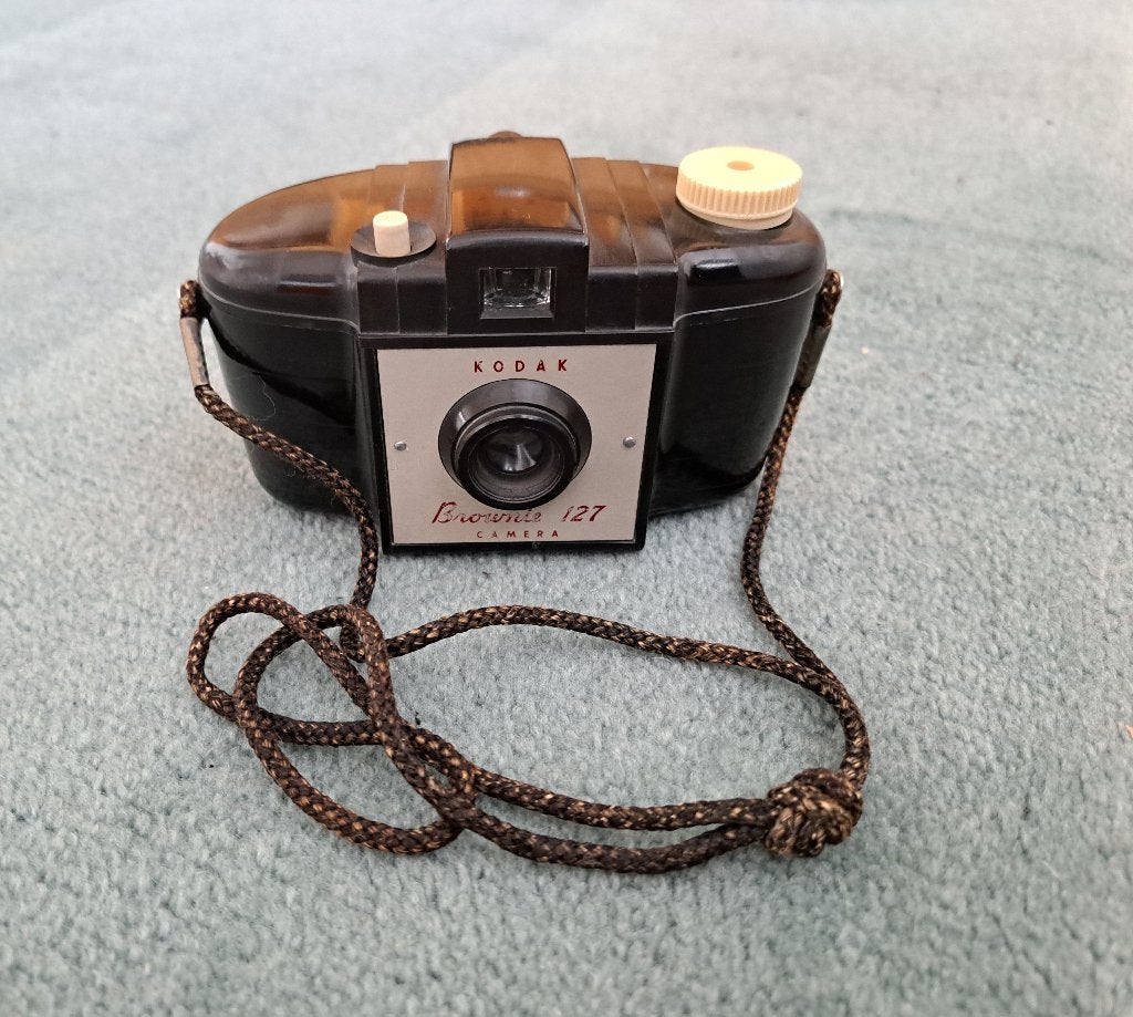 Vintage Camera Kodak Brownie 127, Ophalen of Verzenden, Gebruikt, Compact, Kodak
