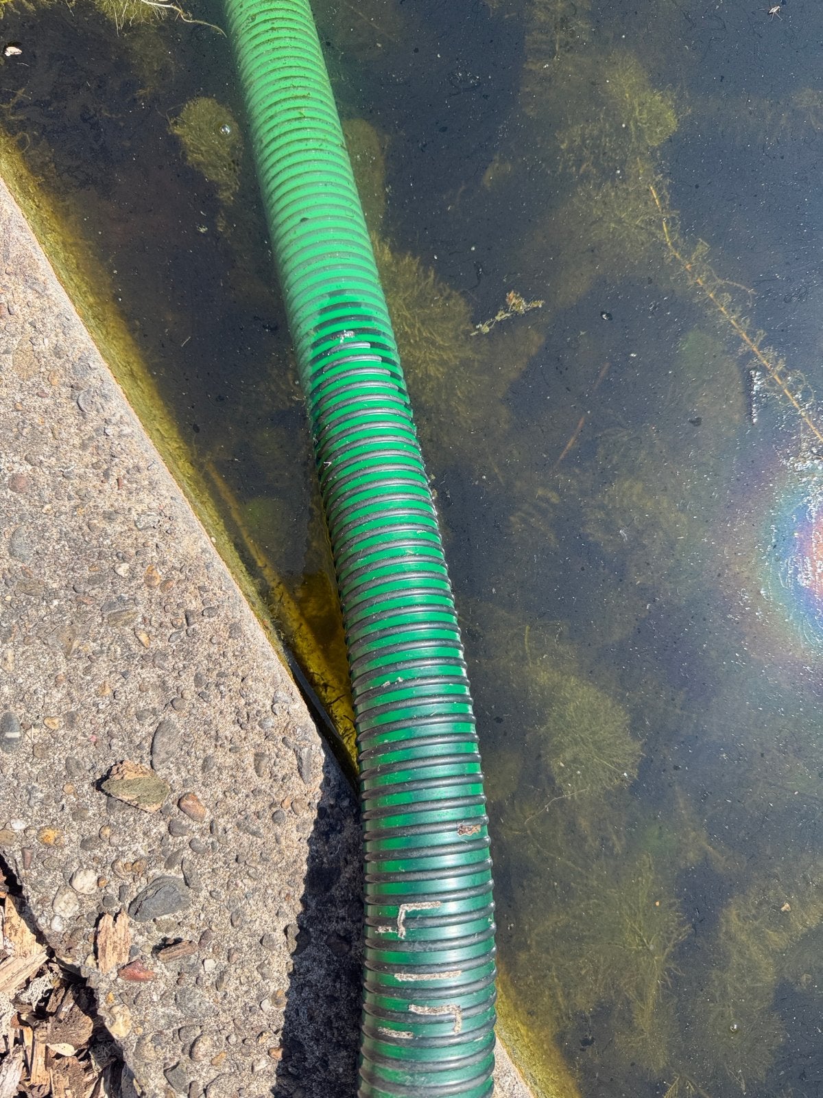 Groene flexibele zware dikwandige spiraalslang 50mm, 47m, Ophalen, Gebruikt, Overige typen