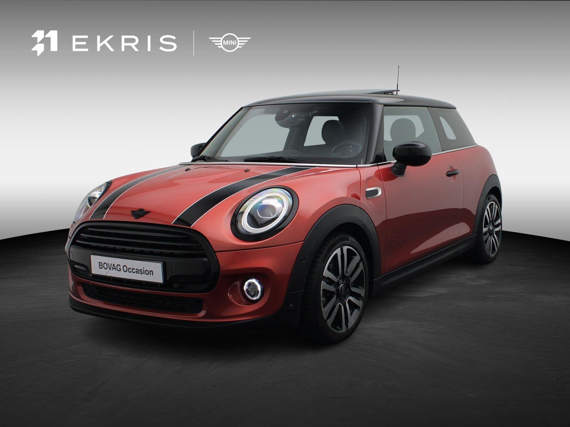 MINI 3-Deurs Cooper Summer Red Edition + Glazen panoramadak, Auto's, 12 maanden, Gebruikt, 4 stoelen, 49 €/maand