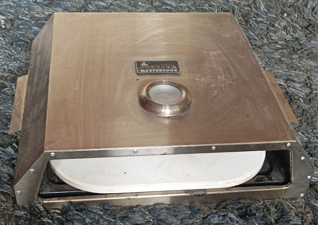 Pizza oven voor gas of hout, Tuin en Terras, Ophalen, Zo goed als nieuw, Activa