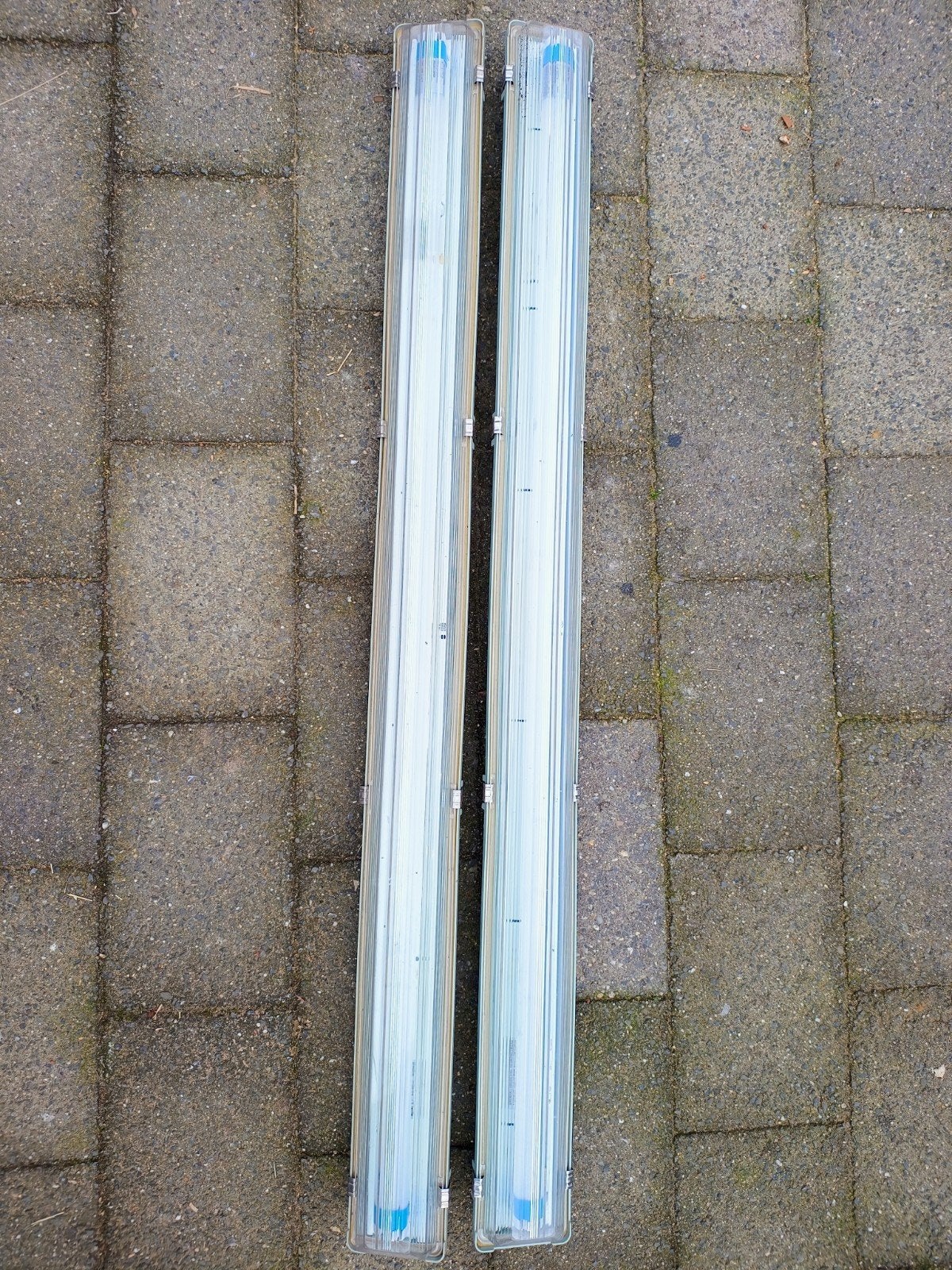 2x TL led-armaturen, Overige merken, Gebruikt, Waterbestendig, G13 (TL)