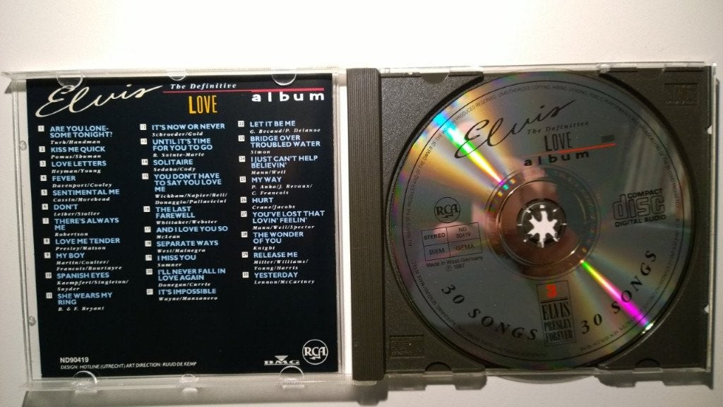 Elvis Presley - The Definitive Love Album, Ophalen of Verzenden, Zo goed als nieuw, Rock-'n-roll, Album