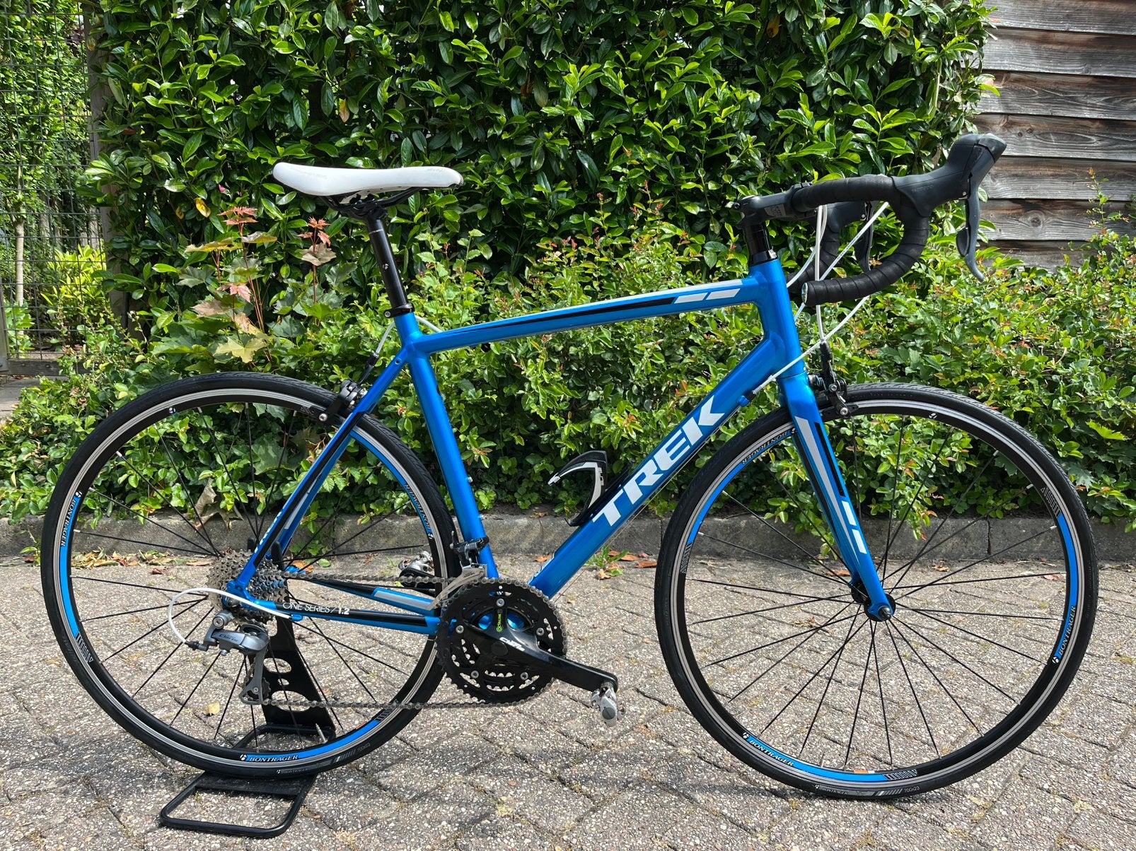 TREK racefiets Topstaat. Man / vrouw geschikt, 28 inch, Velgrem, Aluminium, Zo goed als nieuw
