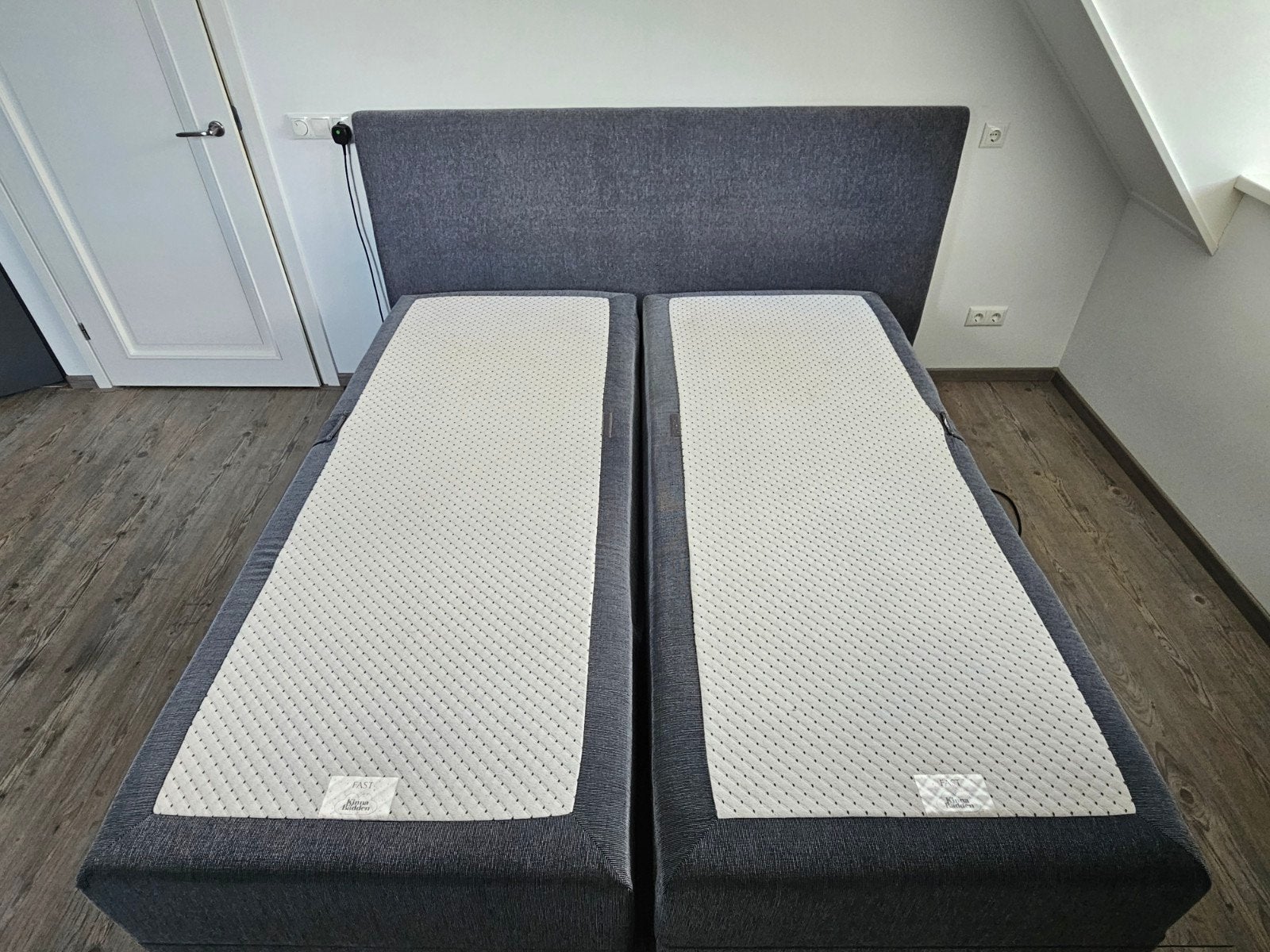 Elektrisch verstelbaar boxspring Kinna Bädden bed 220x180 cm, Ophalen, Tweepersoons, 180 cm, 220 cm