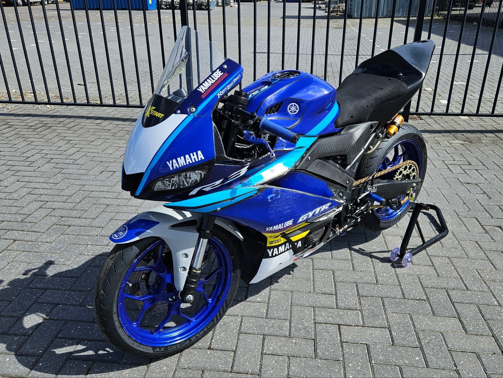 Yamaha R3 Blucru  ten kate cupracer 2023, Motoren, 300 cc, Gebruikt, 3 cilinders, Super Sport