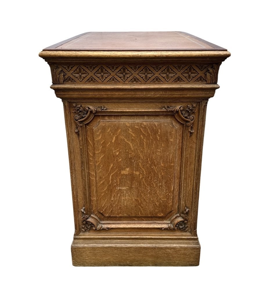 1106. Eikenhouten bureau, Charles Bernel, ca. 1890, Ophalen
