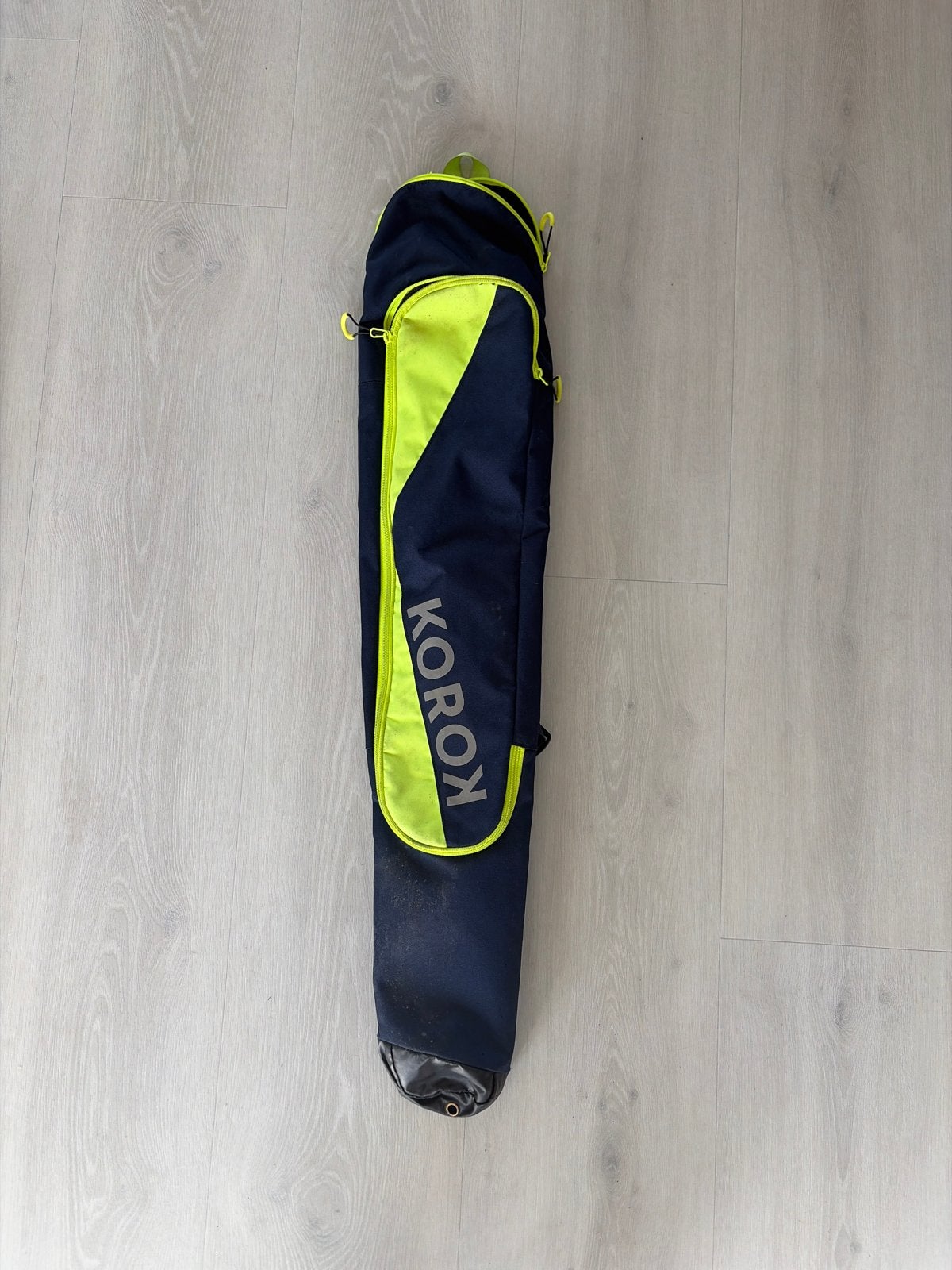 Korok hockeytas - Donkerblauw met neongeel, Ophalen, Gebruikt, Tas