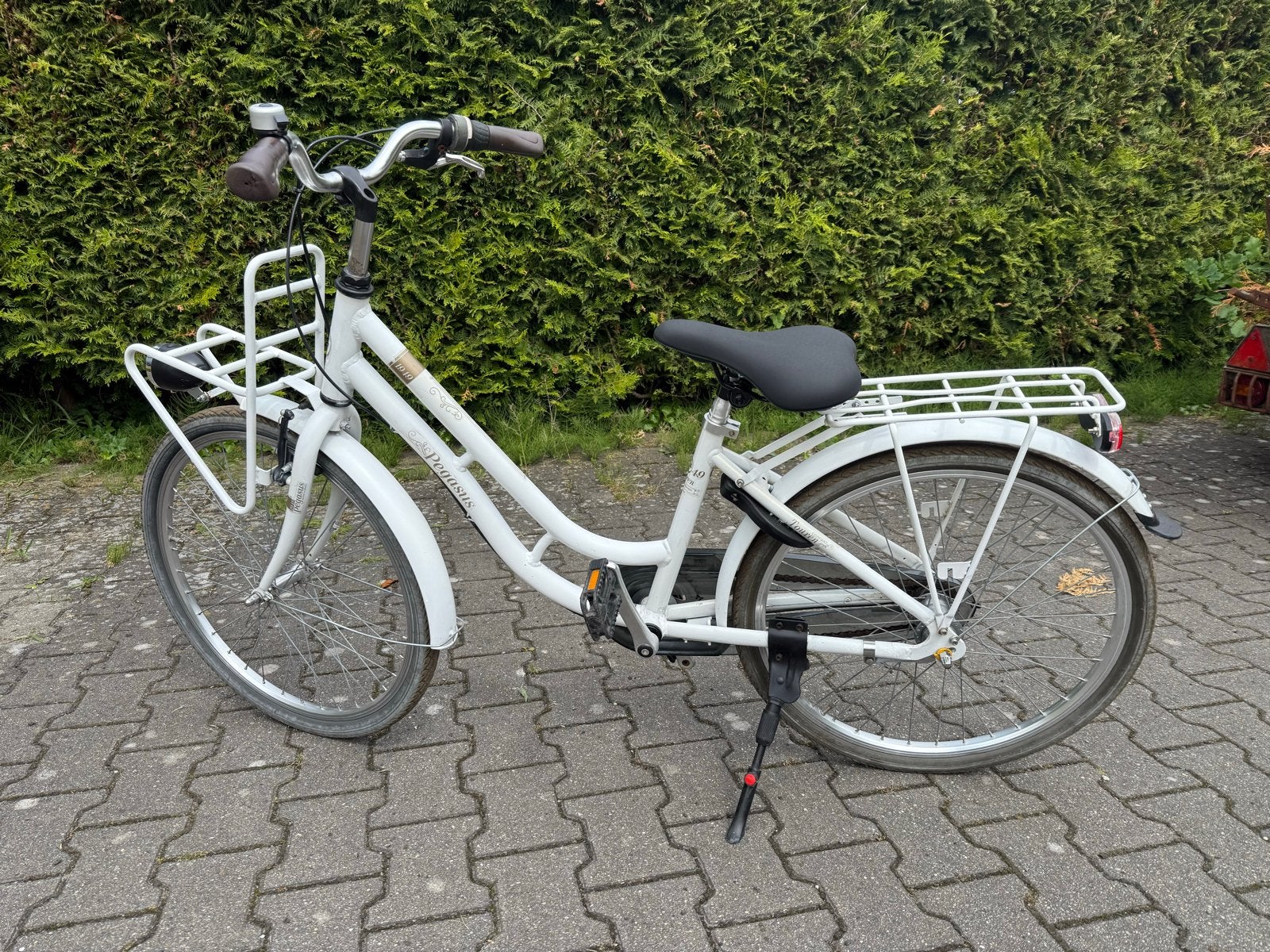 Pegasus 24 inch meisjesfiets wit, Fietsen en Brommers, Fietsen | Dames | Damesfietsen, Terugtraprem, Gebruikt, Versnellingen, Minder dan 47 cm