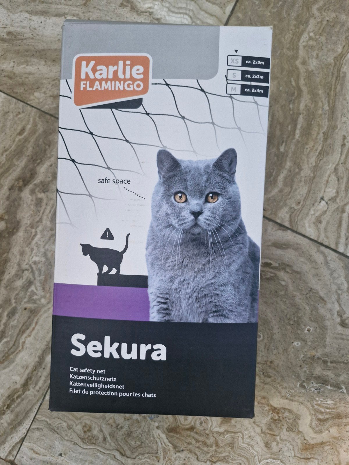 Karlie Flamingo Sekura Kattenveiligheidsnet 4x2m, Ophalen of Verzenden, Zo goed als nieuw