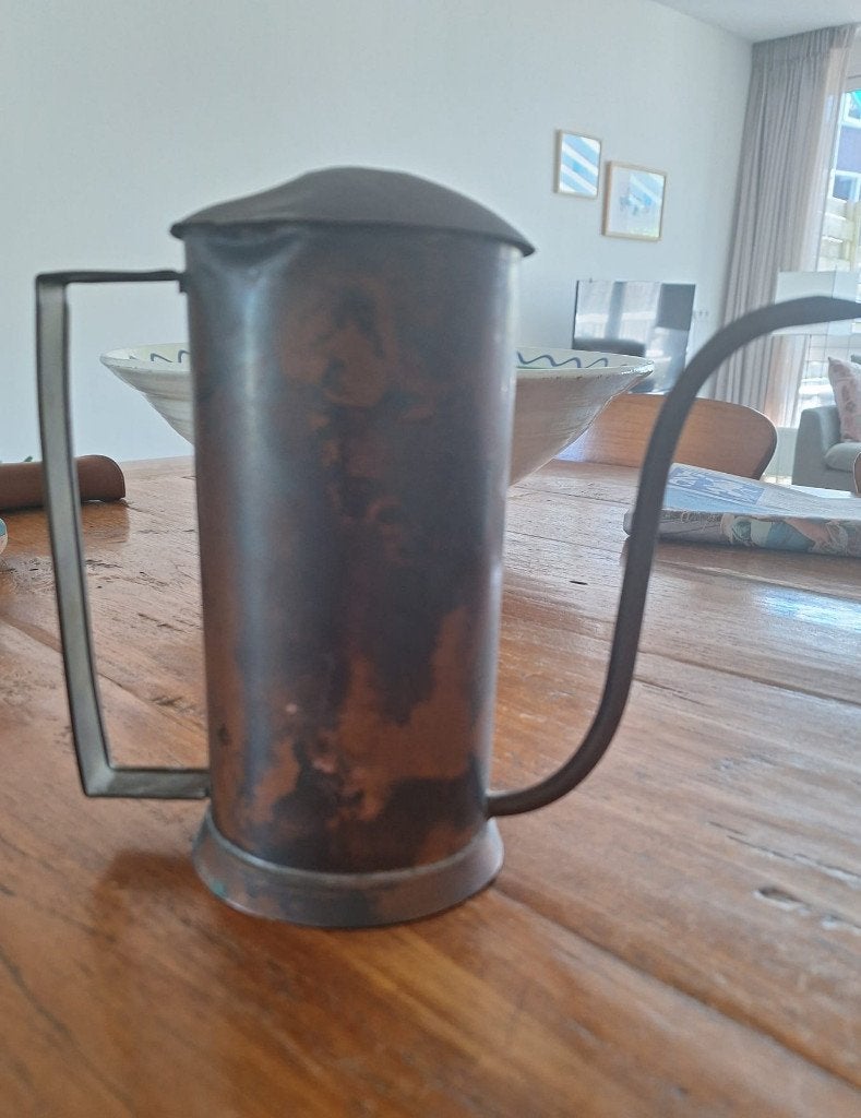 Koperen oliekannetje, Antiek en Kunst, Ophalen of Verzenden