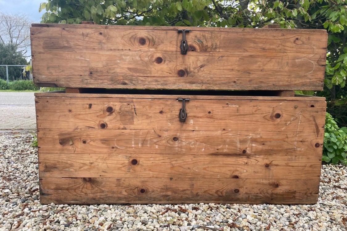 Houten kisten opbergkisten, Ophalen