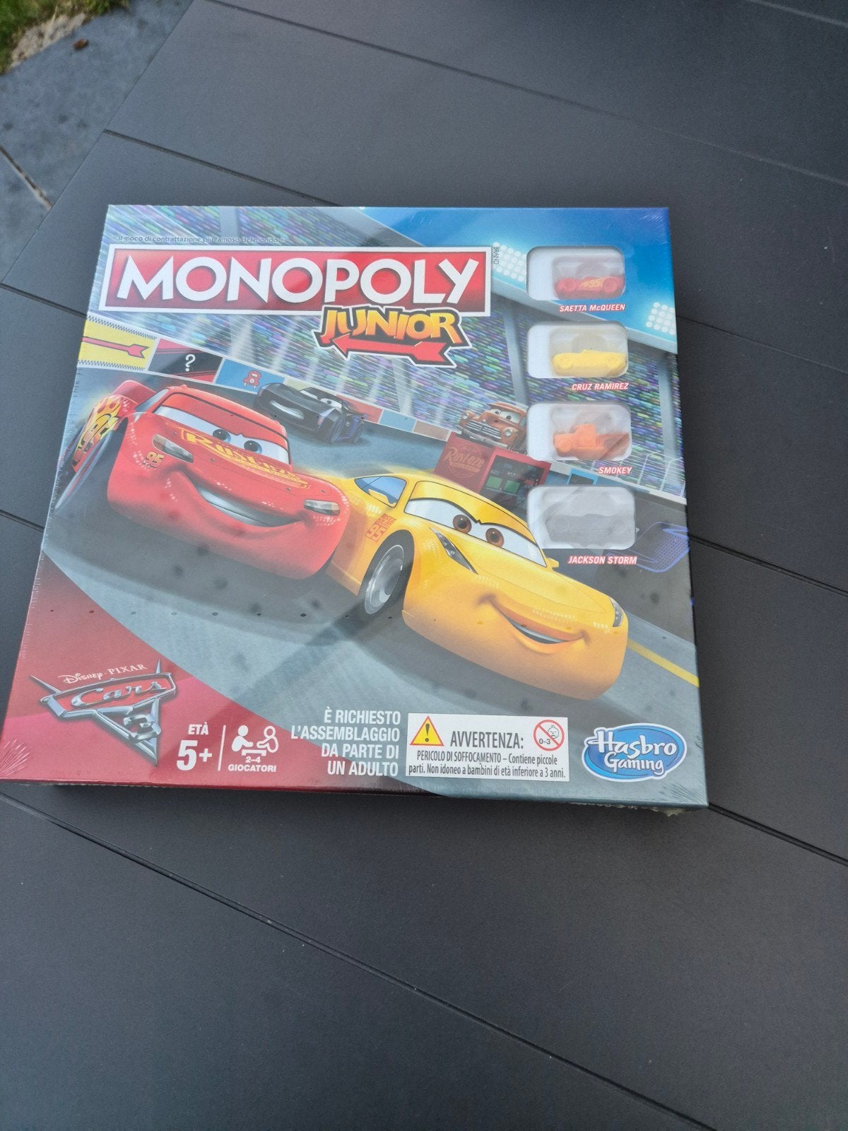 Monopoly Junior Disney Pixar Cars 3 - Nieuw in verpakking, Een of twee spelers, Ophalen of Verzenden, Nieuw, Hasbro Gaming