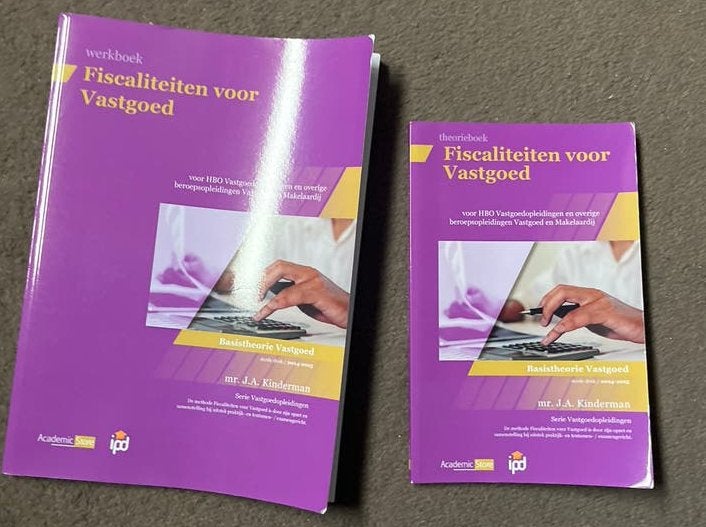 Fiscaal recht: Fiscaliteiten voor Vastgoed, Boeken, Ophalen, Gamma, Zo goed als nieuw, HBO