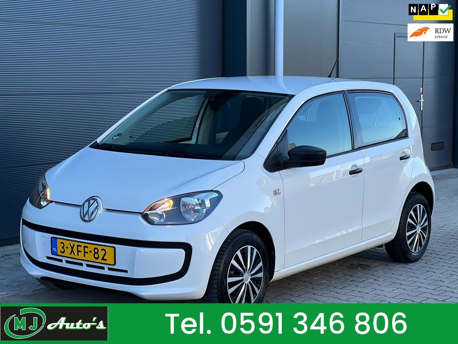 Volkswagen Up! 1.0 TAKE UP! BLUEMOTION / CNG AARDGAS, Auto's, Voorwielaandrijving, Euro 5, Stof, Up!