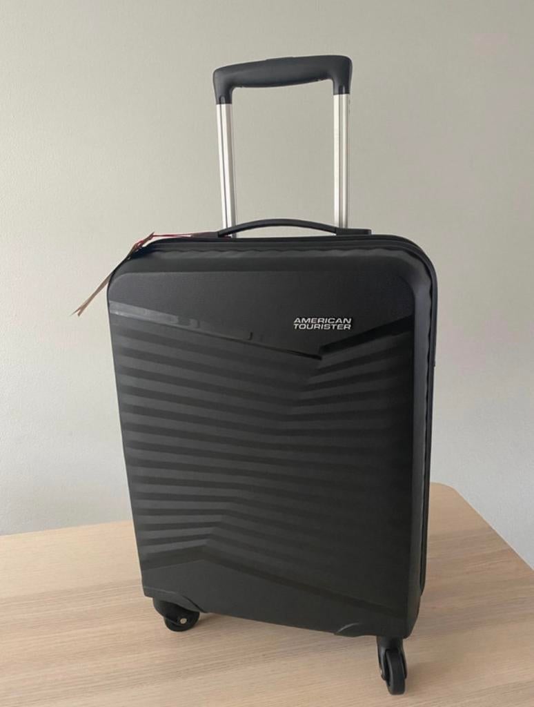 American Tourister Jetdriver 2.0 (handbagage) - Zwart, 50 tot 60 cm, Hard kunststof, Ophalen of Verzenden, 35 tot 45 cm