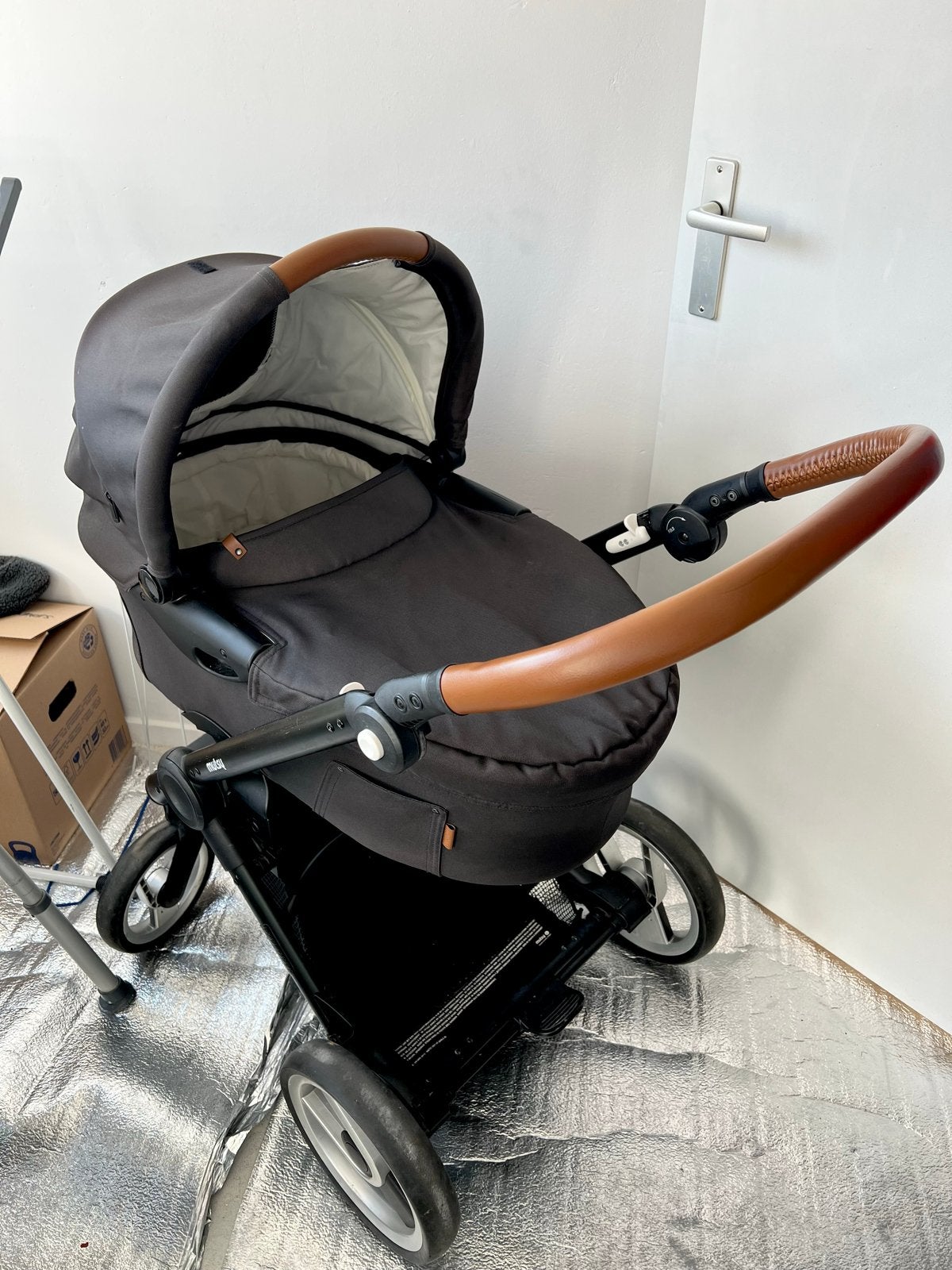 Mutsy Explorer 3-in-1 kinderwagen met Maxi-Cosi en accessoir, Ophalen, Gebruikt, Combiwagen, Mutsy