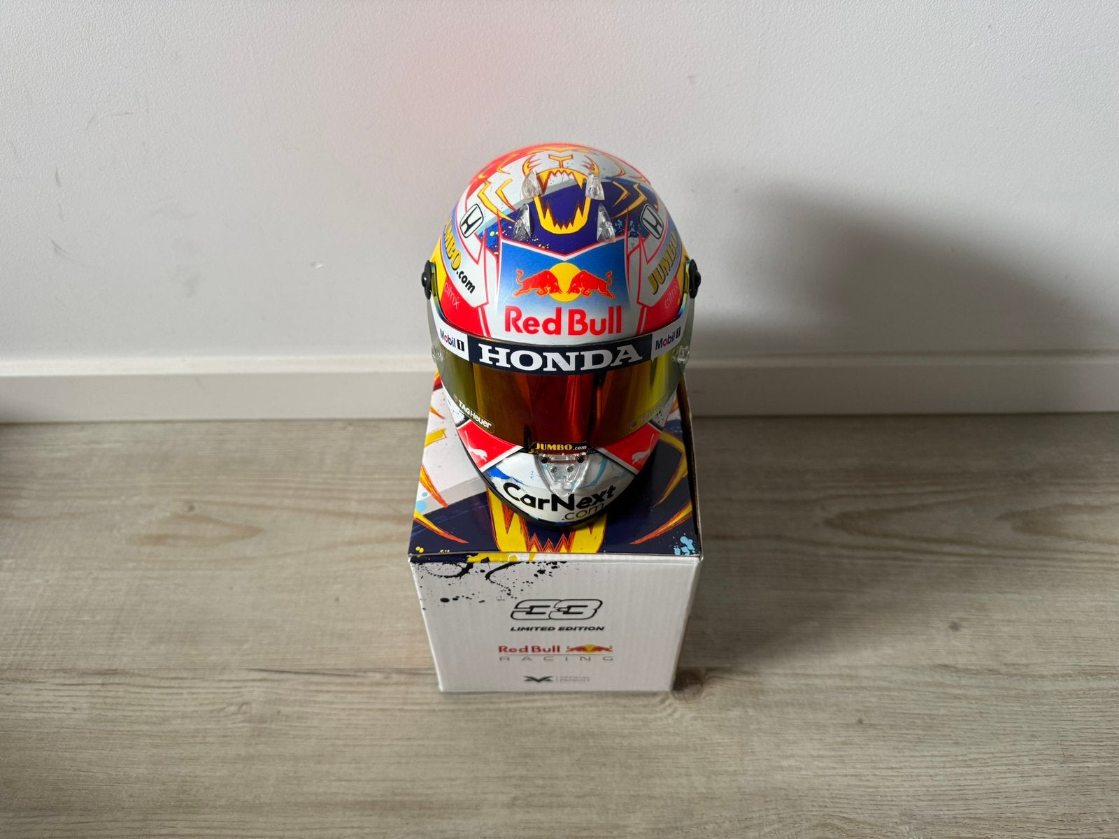 Max Verstappen 2021 Zandvoort 1:2 Helm, Ophalen of Verzenden, Nieuw, Formule 1