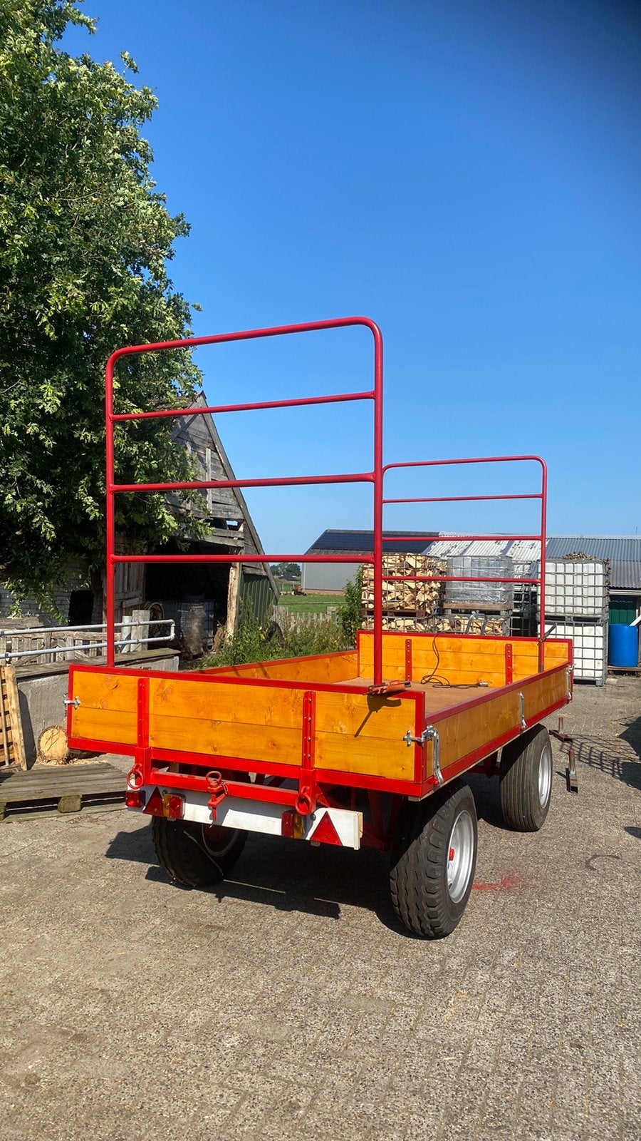 Landbouw wagen, Ophalen