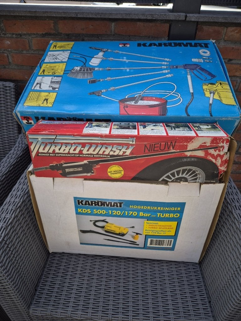 Hoog druk wasser, Met autostop en -start, Nieuw, Elektrisch, Ophalen