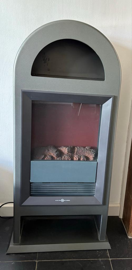Elektrische sfeerhaard Eurom Woodland 2000 - 124x60x29cm, Huis en Inrichting, Haarden, Ophalen, Gebruikt, Vrijstaande haard, Elektrische haard