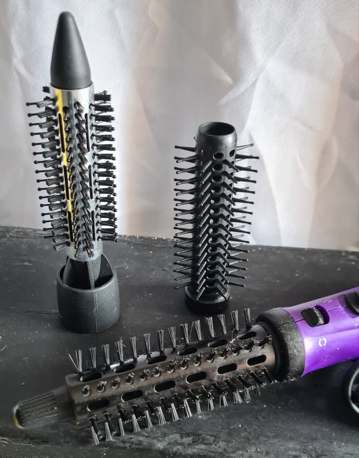 Style by Okoia Hot Air Brush - Föhnborstel met opzetstukken, Ophalen of Verzenden, Gebruikt, Haarverzorging