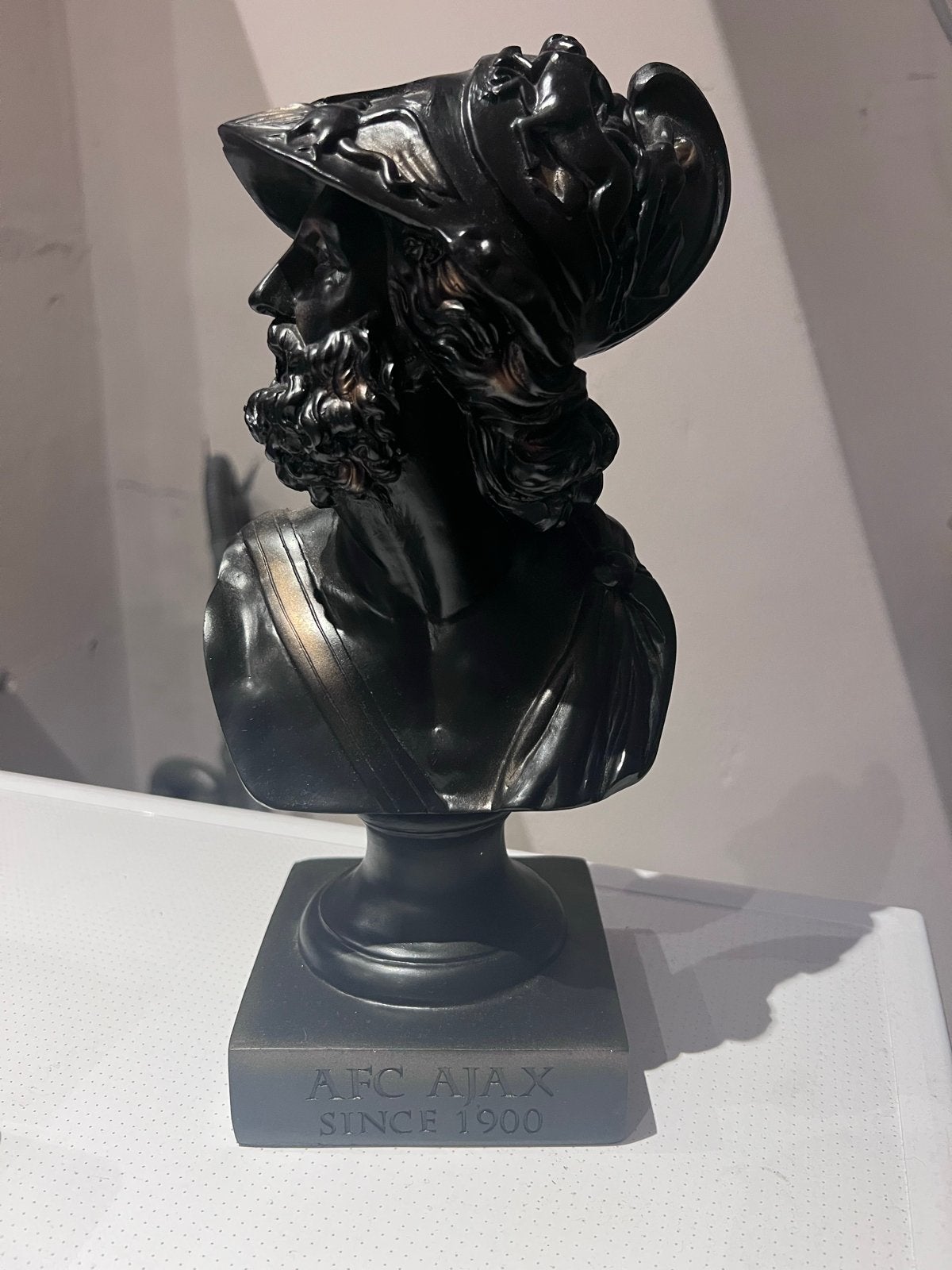 Ajax beeldje - Zwart/brons kleurig, Ophalen, Minder dan 20 cm, Buste, Zwart