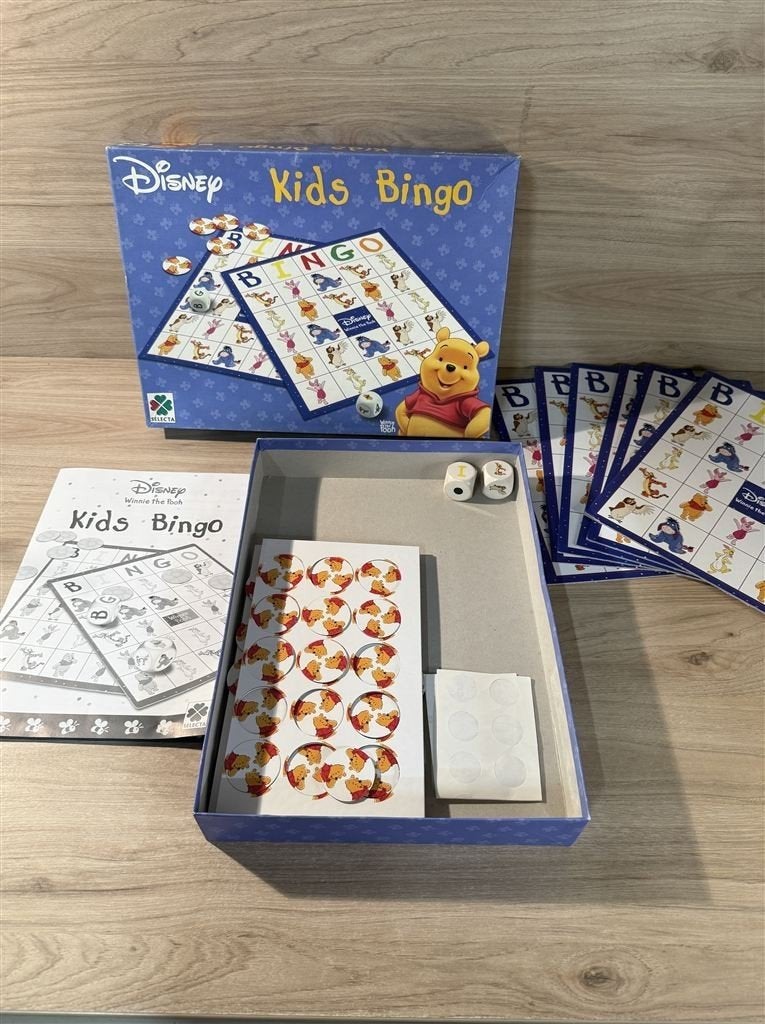 Disney kids bingo - winnie the pooh - s6074, Verzenden, Zo goed als nieuw