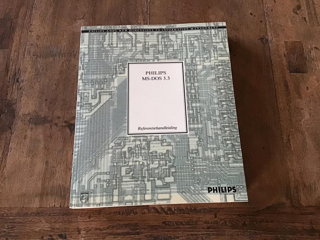 Philips MS-DOS 3.3 referentiehandleiding, Computers en Software, Vintage Computers, Ophalen of Verzenden