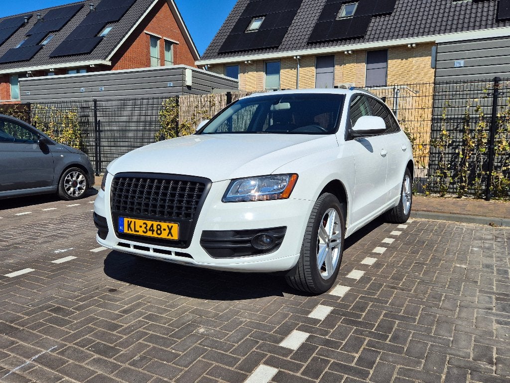 Audi Q5 3.2 fsi 2009 Wit 175dkm, Auto's, 1780 kg, Wit, Leder, Bedrijf