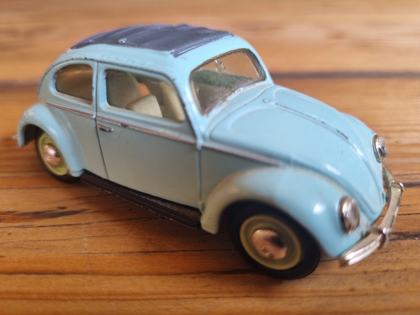Matchbox Dinky Toys VW Kever 1968 - Lichtblauw, Hobby en Vrije tijd, Ophalen of Verzenden, Gebruikt, Auto, Matchbox