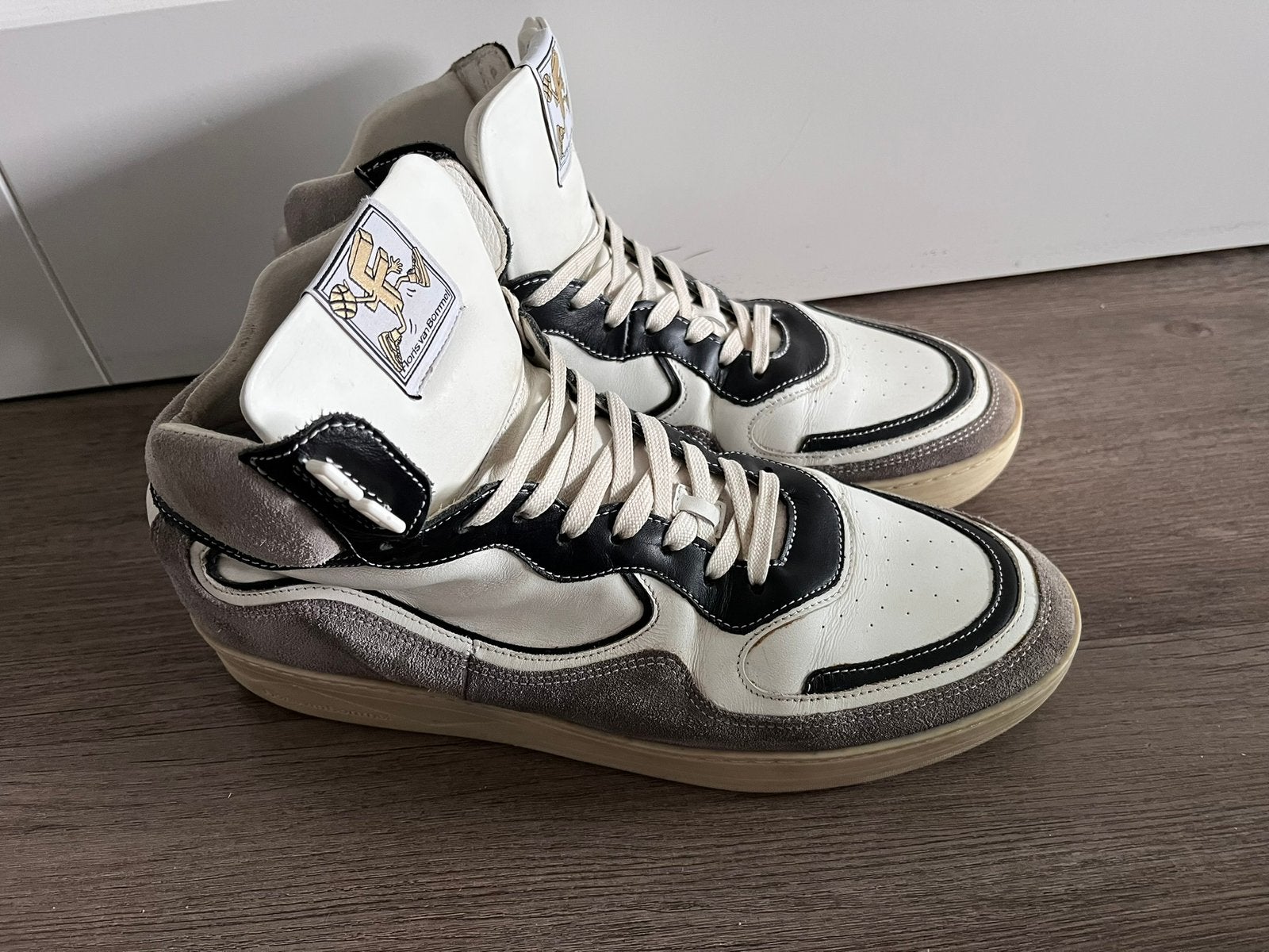 Floris van Bommel sneakers maat 9.5 / 43.5, Floris van Bommel, Wit, Floris van Bommel, Floris van Bommel