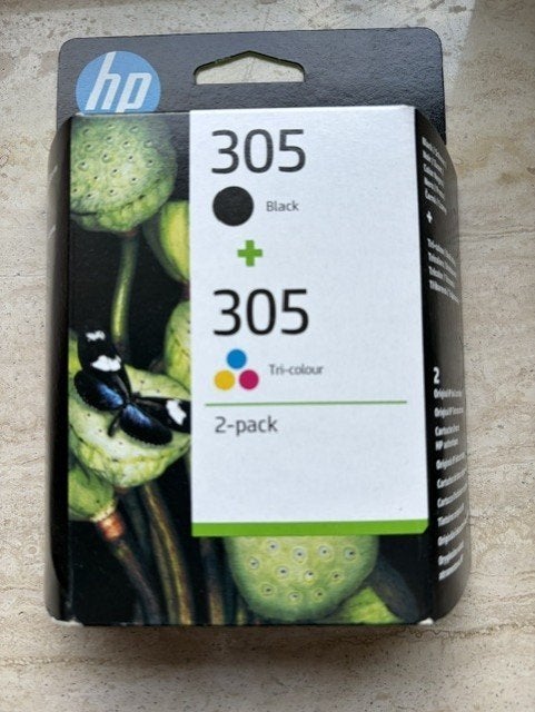 Te Koop : Duopak HP 305 cartridges (Zwart en Kleur), Ophalen of Verzenden, Nieuw, Cartridge, HP (ORIGINEEL)