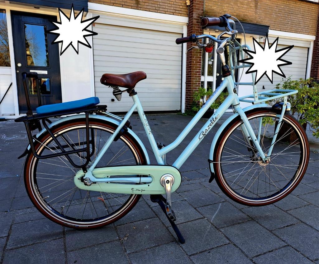 NETTE STEVIGE Gazelle Miss Grace 28"3V,H59cm Mooie Kijk, Ophalen, Versnellingen, 56 cm of meer, Zo goed als nieuw