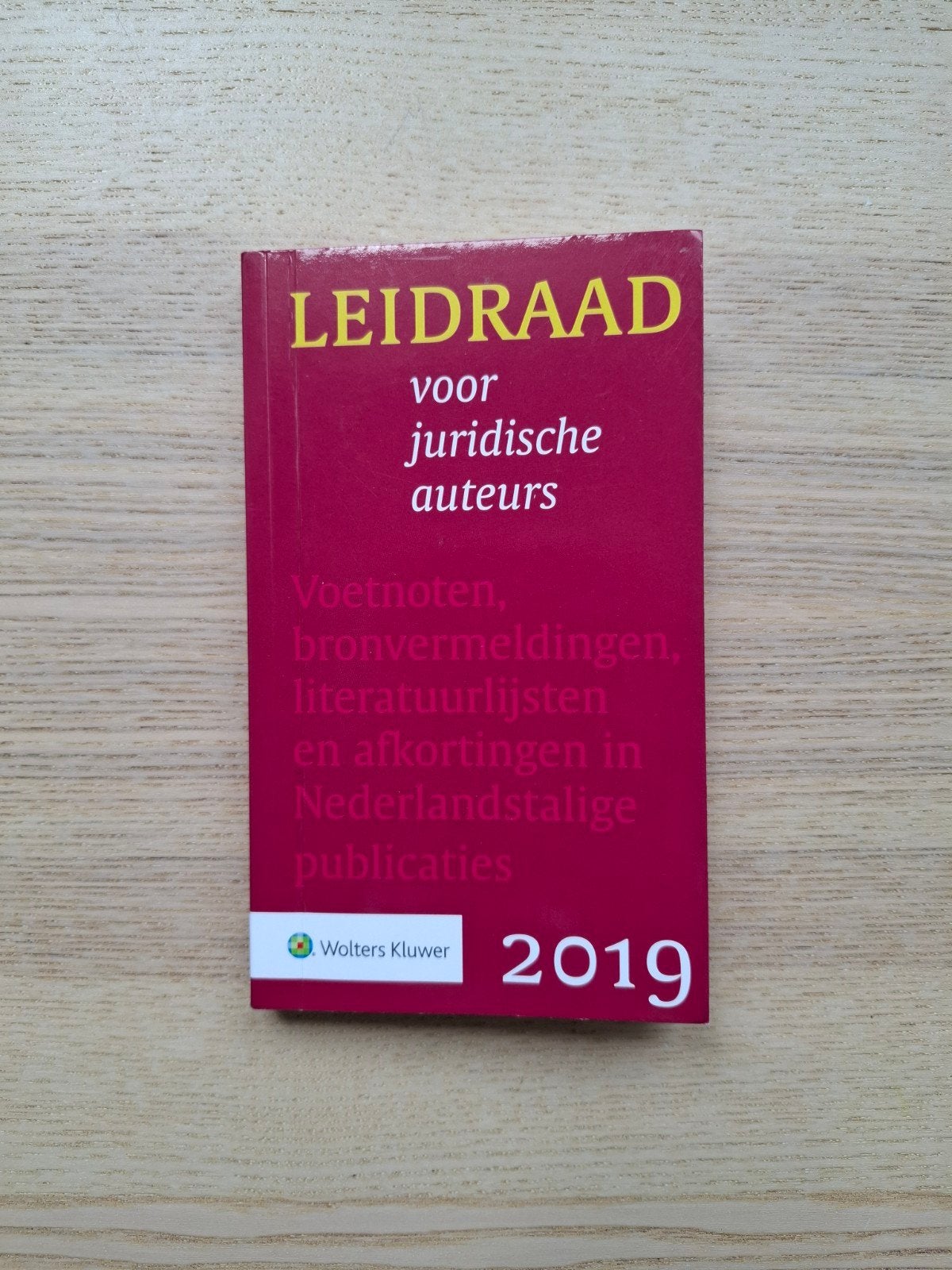 Leidraad voor juridische auteurs, Boeken, Studieboeken en Cursussen, Ophalen of Verzenden, Zo goed als nieuw