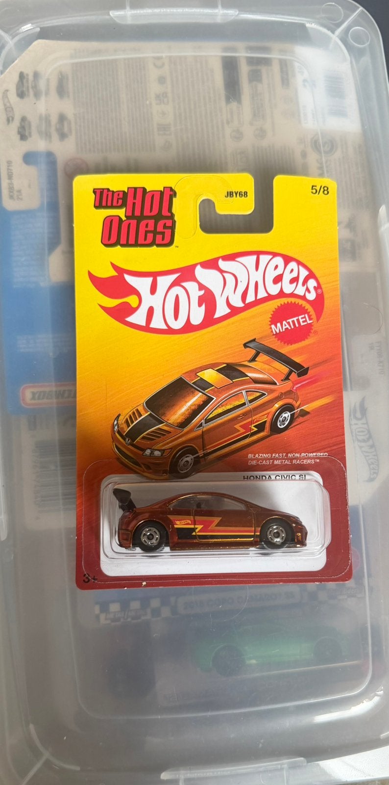 Hot wheels hot ones Honda Civic, Hobby en Vrije tijd, Modelauto's | Overige schalen, Ophalen of Verzenden, Zo goed als nieuw, Auto