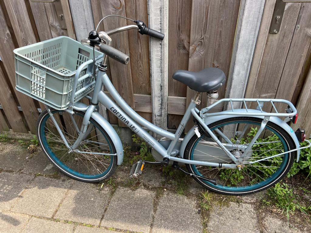 Cortina U4 Meisjesfiets 24 inch, Fietsen en Brommers, Fietsen | Meisjes, Ophalen, Terugtraprem, Versnellingen, Gebruikt