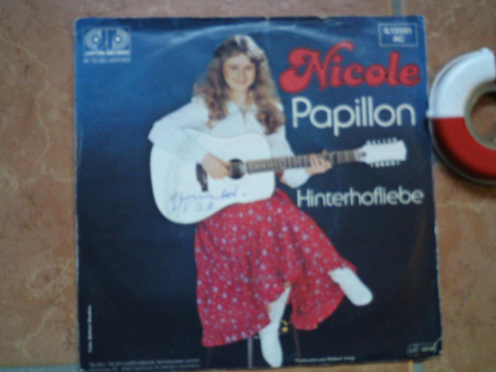 Nicole - Papillon - Hinterhofliebe 18mei, 7 inch, Single, Ophalen of Verzenden, Nederlandstalig