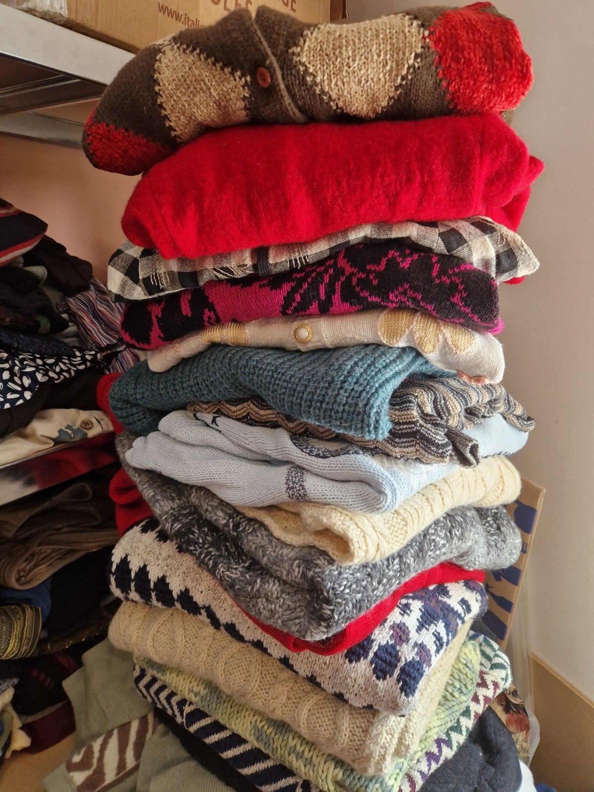 20x super mooie vintage truien/vesten/blazers partij, Kleding | Dames, Dames-kledingpakketten, Zo goed als nieuw, Ophalen of Verzenden