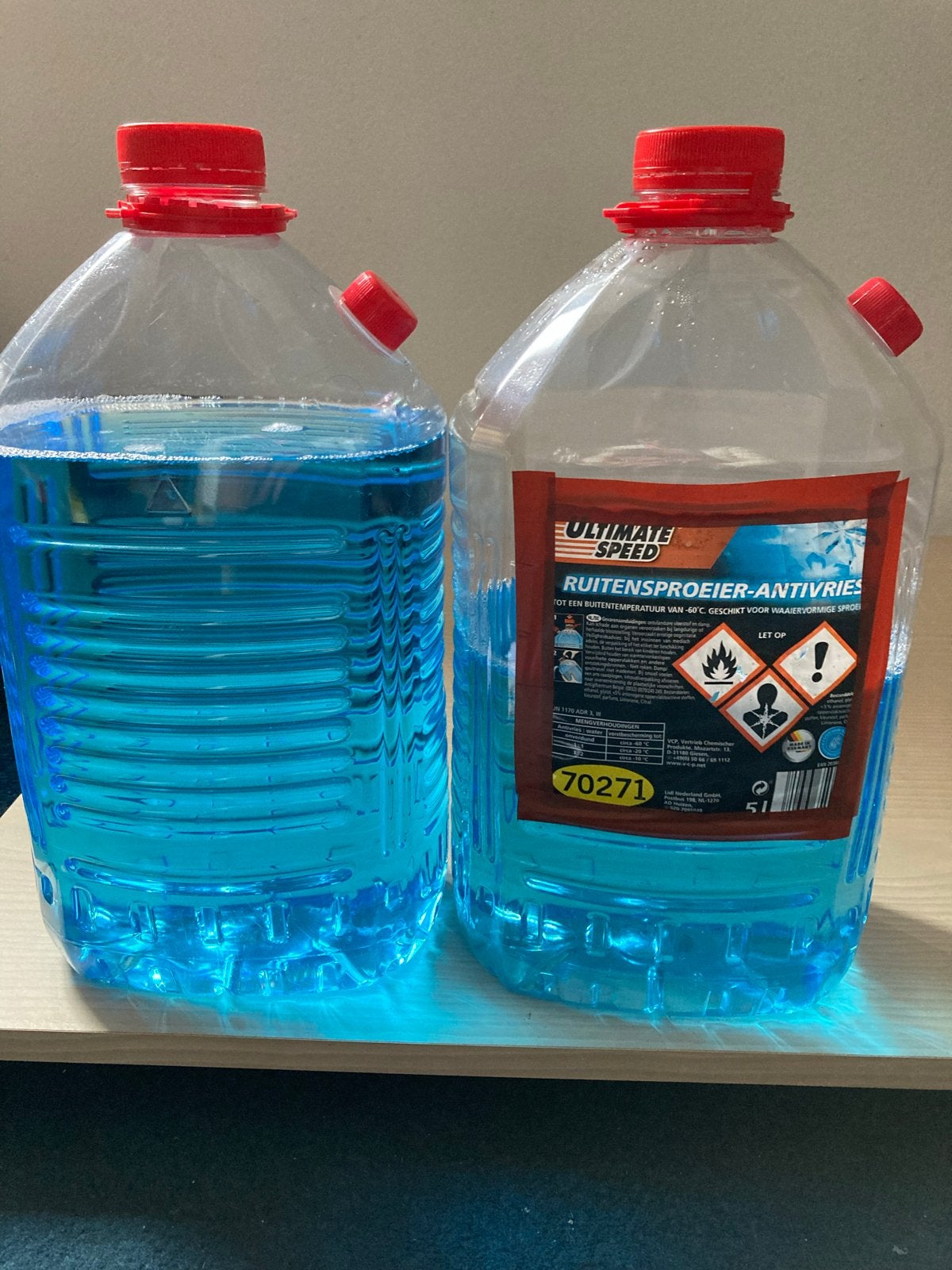 8 liter Antivries Ruitensproeier Vloeistof -20C, Ophalen of Verzenden