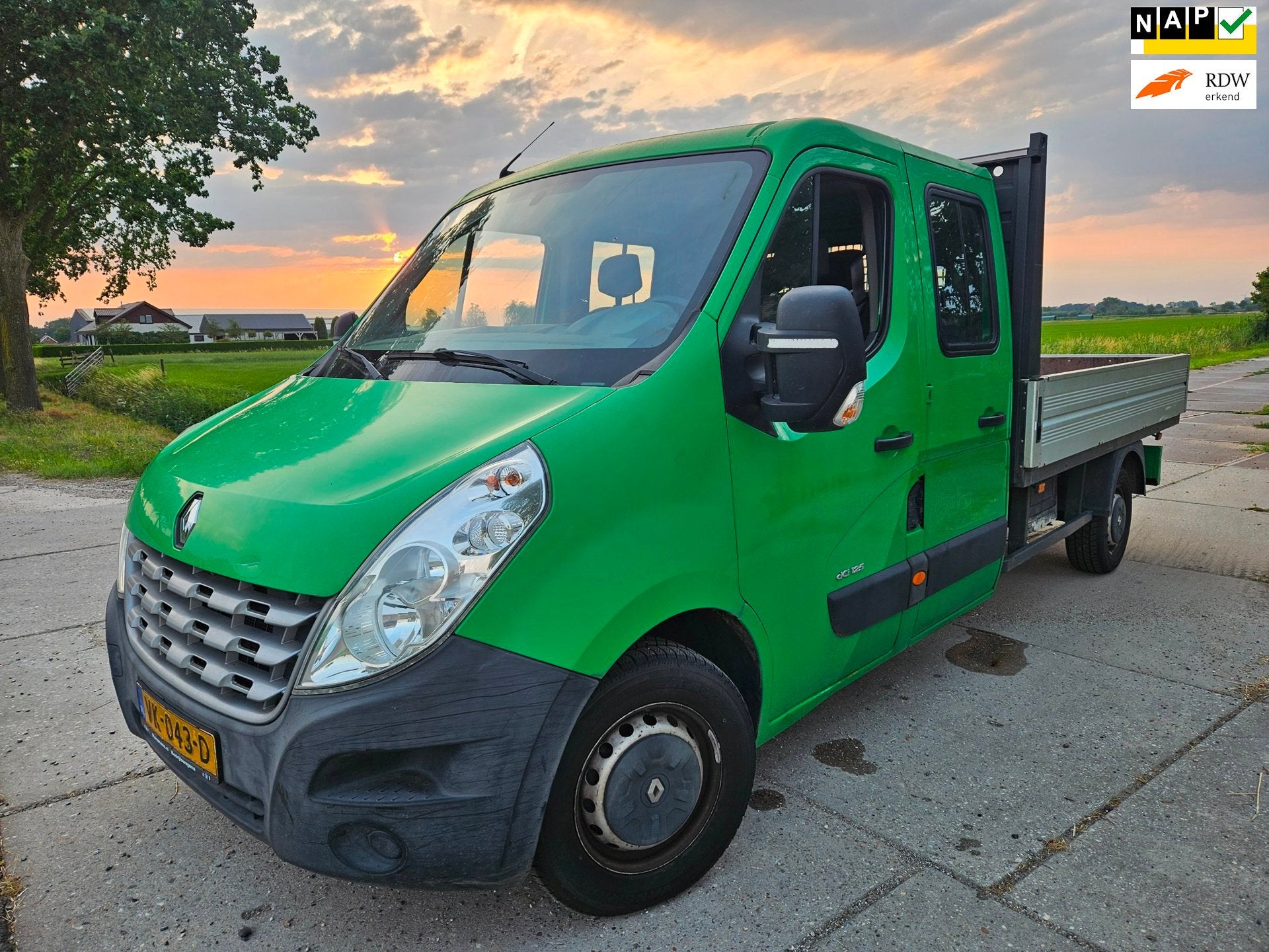 Renault Master T35 2.3 dCi L3 Eco DC/ pick-up/ dubbelcabine/, Auto's, 125 pk, Gebruikt, 4 cilinders, 2299 cc