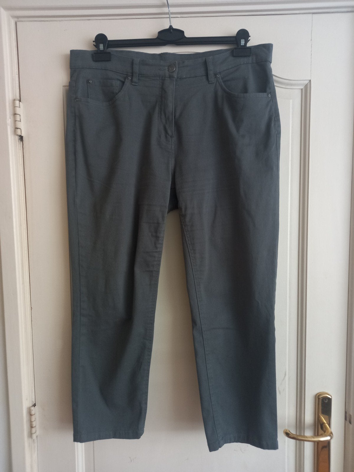 Bonprix groene 7/8 broek maat 44, Bonprix, Maat 42/44 (L), Ophalen of Verzenden, Driekwart