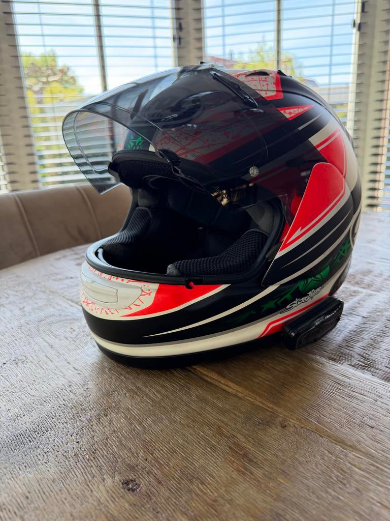 Arai RX-7 GP motorhelm met Freecom 4 communicatie, Maat L, Motoren, Kleding | Motorhelmen, Arai, Heren, Ophalen of Verzenden, Integraalhelm