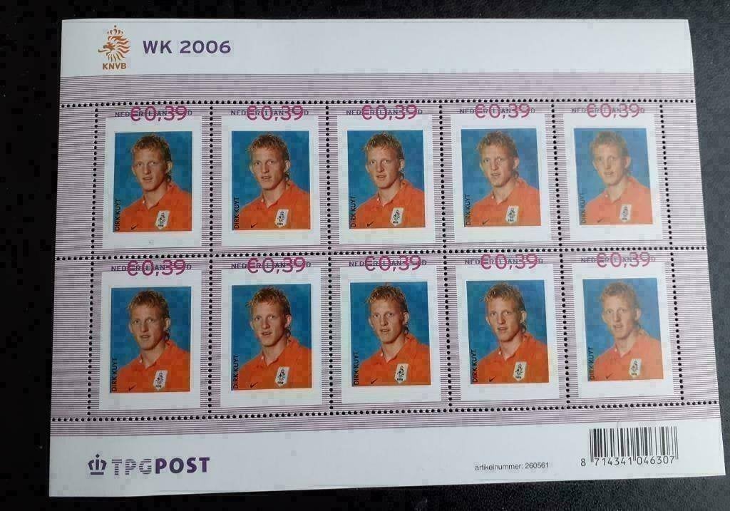 NVPH V2420 Persoonlijke Postzegels Dirk Kuyt - 2006, Verzenden, Na 1940, Postfris
