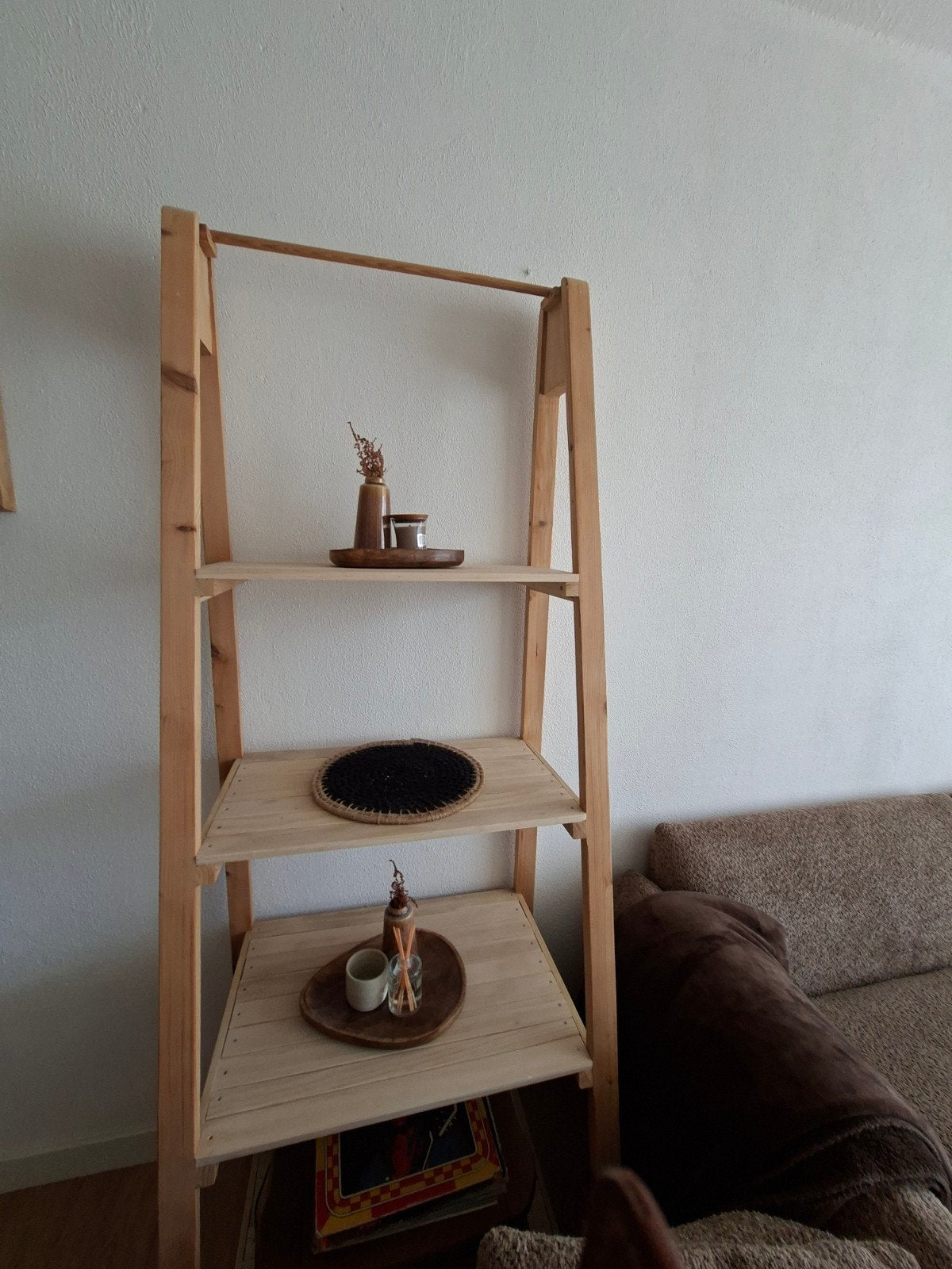 Heel mooie handgemaakte  hout ladder, Ophalen