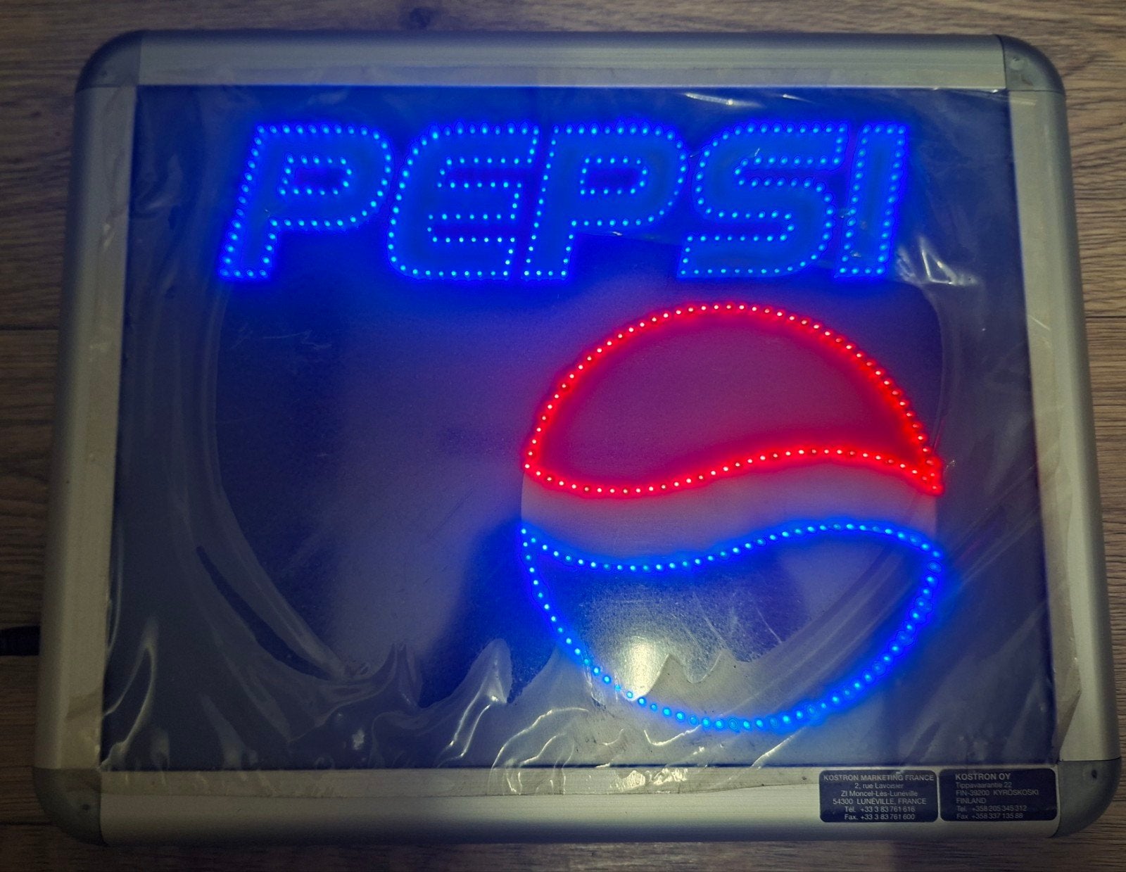 Pepsi cola winkel lichtbak reclame lamp nieuw, Ophalen of Verzenden, Nieuw, Lichtbak of (neon) lamp