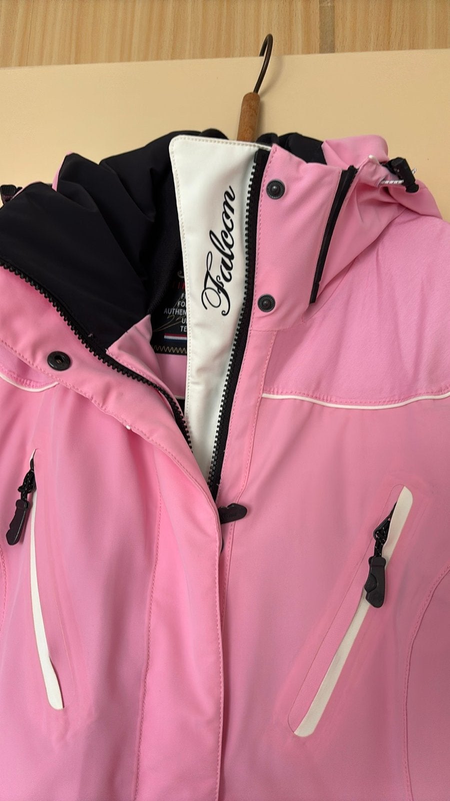 Falcon ski-jas dames - Roze - Maat XL, Ophalen, Zo goed als nieuw, Maat 46/48 (XL) of groter, Jack