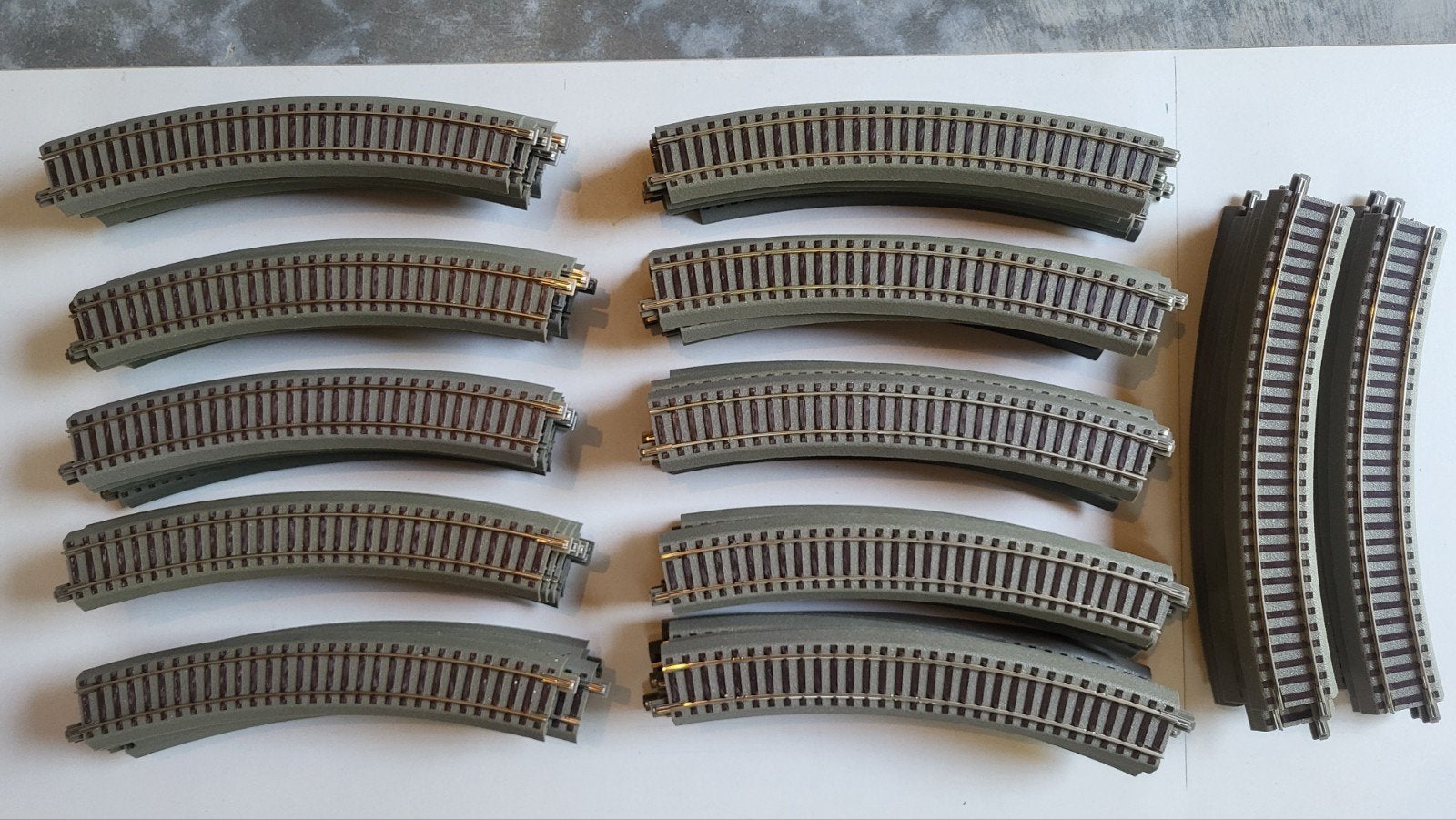 69 stuks Roco geoline r3 bocht, type 61123, Gebruikt, Gelijkstroom, Rails, Ophalen of Verzenden